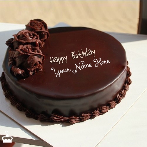 Chocolate Cake For Birthday With Name