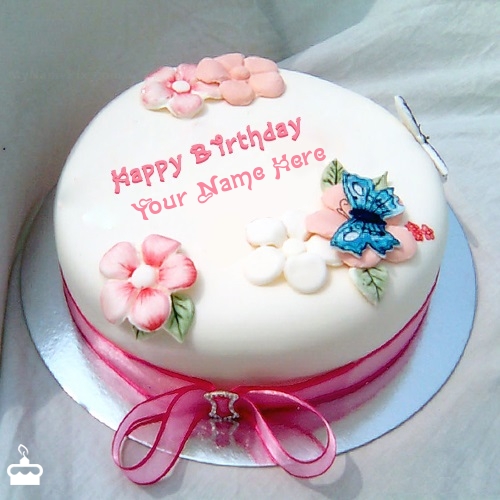 Beautiful Happy Birthday Cake With Name