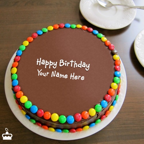 Birthday Chocolate Bunties Cake With Name