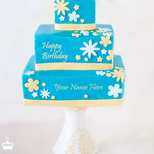 happy birthday cake with name edit free download