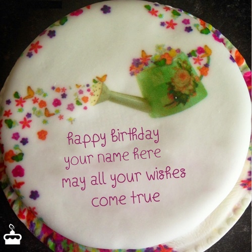 Wish Birthday Cake With Name